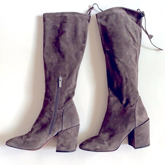 Aquatalia Shoes - Aquatalia Suede Knee High Boots